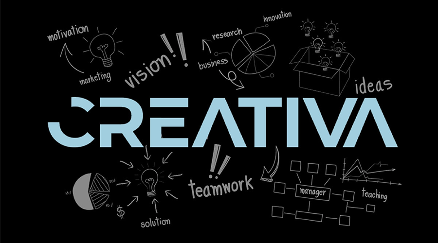 Creativa Milano logo and sketches